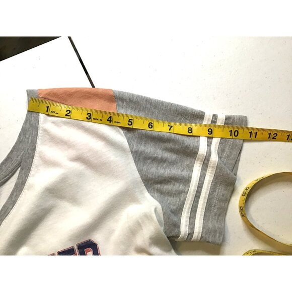 Lancaster Eagles Women's V-Neck T-Shirt Short Sleeves & Color Block Design Small - Picture 4 of 6